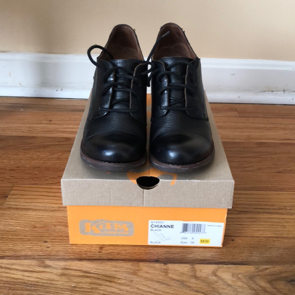 Korks Lace Up Wedge Heel